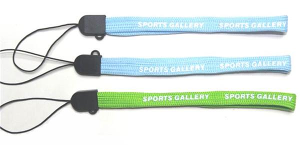 Bespoke tube polyester wrist strap lanyard for camera mobile phone hanging,