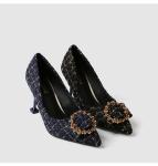 ZM022 857-10 Autumn New 2020 Sexy Women'S High Heel Shoes Wholesale Diamond Cat