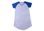 Raglan Sleeve Ladies Night Dresses Sleepwear Allover Printed Customized Size