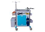 Hospital Therapist Trolley Double Aluminum Alloy Side Columns ABS Body