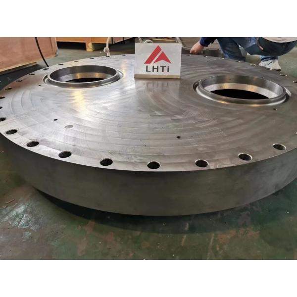 Chemical Metallurgical Titanium Blind Flange With Channel Shell Chamber UNS 32750