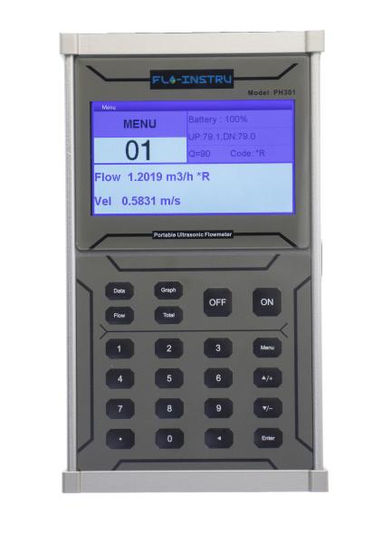 Non-Contact Clamp-On Ultrasonic Flow Meter