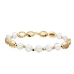 Opal Natural Beads Hexagon Stone Healing Power Bracelet Mala For Thanks Giving