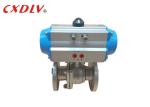 SS316 2PC Full Port Air Pneumatic Actuated Ball Valve Q641F JIS10K 50A