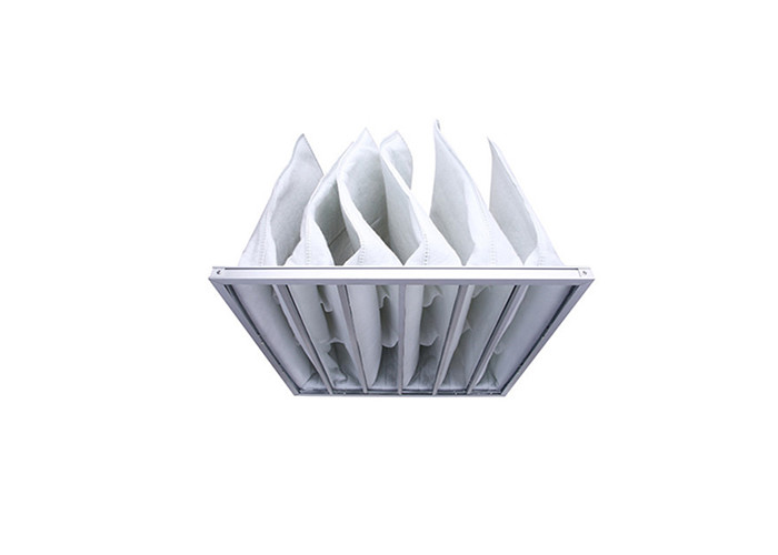 6 Pockets Air Handling Unit Filter 5 Micron Filter For AHU