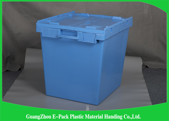 New PP Plastic Attached Lid Containers Logistic Space Saving Easy Transportation