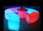 Commercial Led Table And Chairs Light Up Patio Furniture IP54 2-4 Mm Thickness