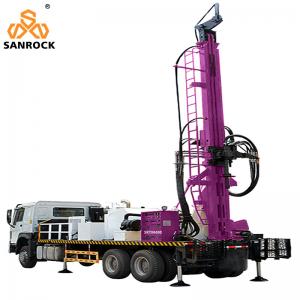 China Full Hydraulic Truck Mounted Water Well Drilling Rig 400m Deep Water Drilling Rig on sale