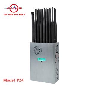 Wholesale 25m Wireless Signal Jammer 24 Bands For 2G 3G 4G 5G WiFi GPS UHF VHF from china suppliers