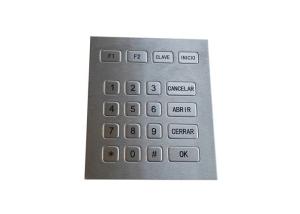 Wholesale TTL Connector Spanish Metal Keypad 4 x 5 20 Keys For Outdoor Auto Mounting from china suppliers