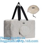 Sports Duffel Bag, Foldable Storage Bag, Toiletry Makeup, Travel Shoulder Bag
