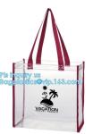 Promo PVC Plastic Shopping Handle Bag, Handling clear pvc blanket bags, handle