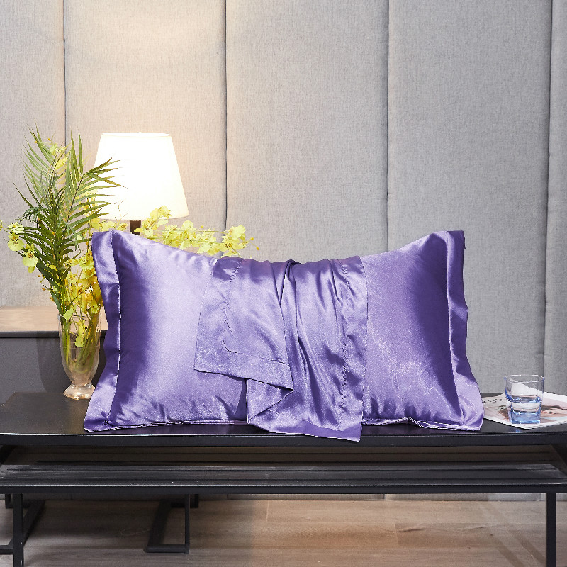Personalized 94.7g/M2 22mm Satin Silk Pillowcase For Skin