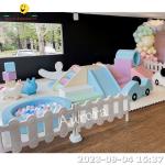 Bright Colors Kids Soft Play Equipment Foam Soft Play With Ball Pit Indoor