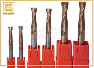 Wholesale Flat Bottomed Carbide Milling Cutter , ISO9001 Two Edged End Mill Cutter from china suppliers