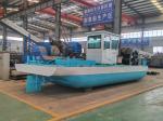 Flat Deck Barge Boat 30km/H Speed For Cargo Transportation 3-4ton