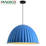 Suspended LED Polyester Fiber Acoustic Interior Lighting Lampshade for Modern