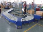 90 Degree and 180 Degree Roller Curve Conveyor,Motorized Bend Roller Conveyor