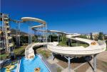 FRP Custom Water Slides , 6 People Fiberglass Family Slide , Aqua Park Equipment