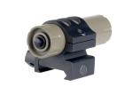 ANS Metal Picatinny Rail LED Flashlight Remote Pressure Switch Operation