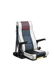 Wholesale Leather Replacment Toyota Coaster Folding Bus Seat Side Sliding from china suppliers