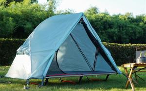 Wholesale Explore the Outdoors with Our Outdoor Camping Tents 200*120*95CM Blue 210D Polyester Oxford Tent Cot with Folding Camp Bed from china suppliers
