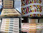 Haijing Sticker Label Flexo Printing Machine 1color Roll Paper 50HZ