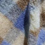 Non Toxic Square Light Coral Throw Blanket Minky Fur Blanket