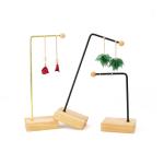 Portable L Shaped Metal Pendant Display Stand for Jewelry Luxury Show Exhibition
