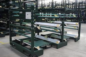 Wholesale Green Warehouse Industrial Storage Metal Automobile Frame Racking For Turnover from china suppliers