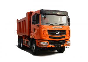 6x4 Drive Wheel Construction Dump Truck Mechanical With Synchronizer