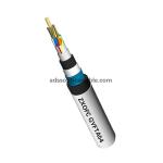 Nylon Sheath Anti Rodent Fiber Optic Cable GYFT54 Double Metallic Armors