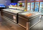 Direct Cooling Glass Top Island Chest Freezer -22C Large Capacity 850L