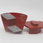 Double Rhombus Trapezoid Segments Redi Lock Diamond Grinding Shoes for Husqvarna
