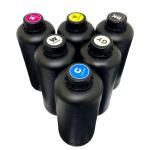 CMYKW V UV Vanish Ink For Digital Printing 1000ml For Sticker Flatbed UV Printer