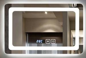 Wholesale IP44 Wall Mounted Led Behind Mirror For Luxury Hotel , Frameless Bathroom Mirror from china suppliers
