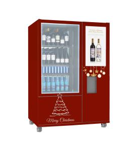 Wholesale Refrigerated Whisky Vending Machine Credit Card Payment Conveyor Belt System from china suppliers