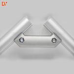 DYJ28-A09D 45 Degree Reinforced Aluminum Pipe Joint Od28mm ISO