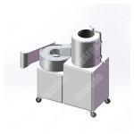 Vertical Continuous Brush Cassava Washing And Sweet Potato Peeling Machine