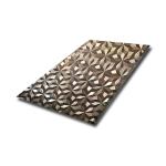 Grade 201 304 430 diamond stainless steel 4*8 ft diamond Textured Pattern