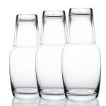 Professional Made High Capacity Handmade Glass Water Carafe Set With Tumbler