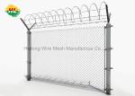 25m Green Pvc Chain Link Fence
