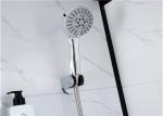 Shower Cabins White Acrylic ABS Tray 1700*1200*2150mm black aluminium