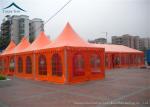 Fireproof Colorful Big Span Pagoda Tents Party Thickness Over 60um 5m*5m