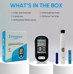 Handhold Easy Operation Large Font Diabetes Monitor Blood Sugar Glucometer