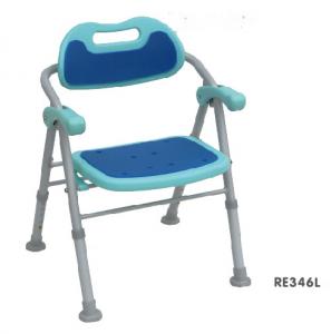 China Aluminum folding shower chair With handle, bath chair on sale