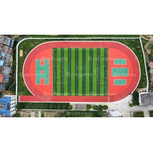 China ESP Yuzz Semi- Prefabricated Running Track Sports Floor UV Ozone Resistant on sale