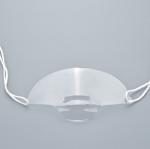 Transparent plastic catering kitchen beauty smiling mask