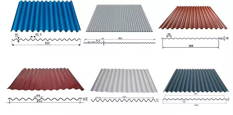7/8'' Roofing Sheet Manufacturing Making Corrugated Panel Roof Roll Forming Machine