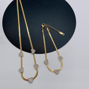Wholesale PAVOI Freshwater Pearl Heart Necklace Set 14K Gold Plated For Women from china suppliers